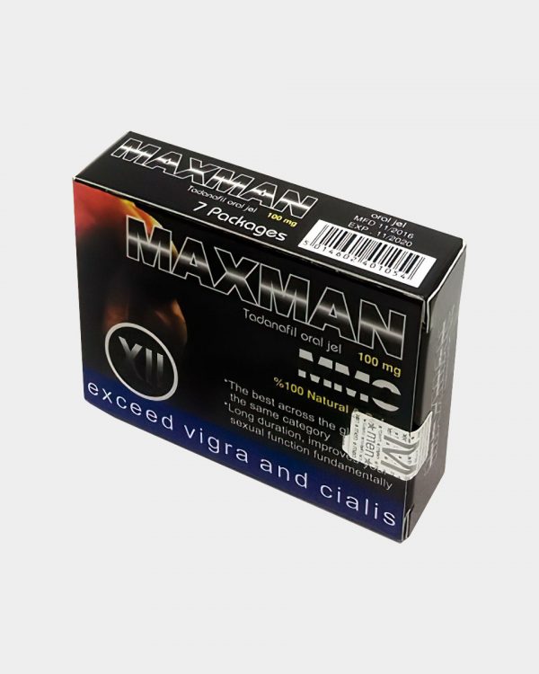 maxman tafalafil jel 100 mg 3 paket 21 adet orjinal